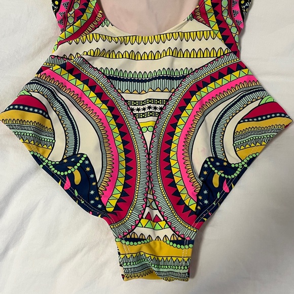 *RARE* Mara Hoffman Elephant Ganesh One Piece Swimsuit - Picture 6 of 7